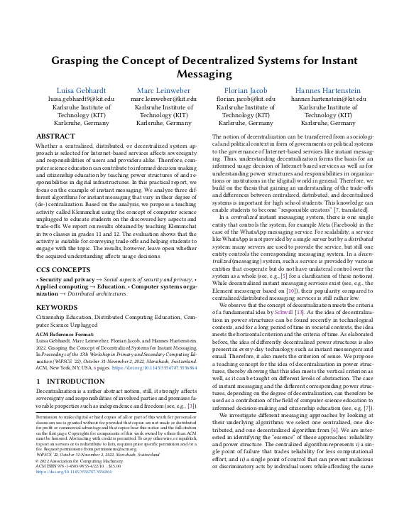 Cover der Publikation