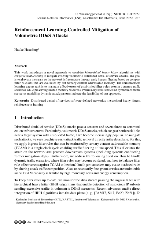 Cover der Publikation