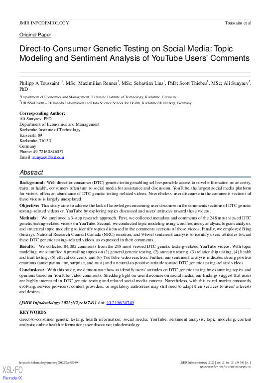 Cover der Publikation