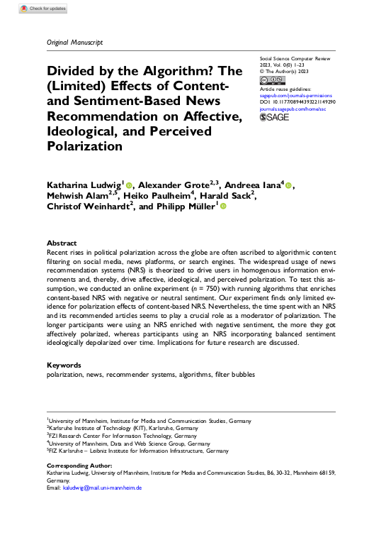 Cover der Publikation