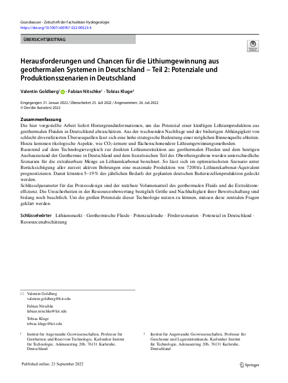 Cover der Publikation