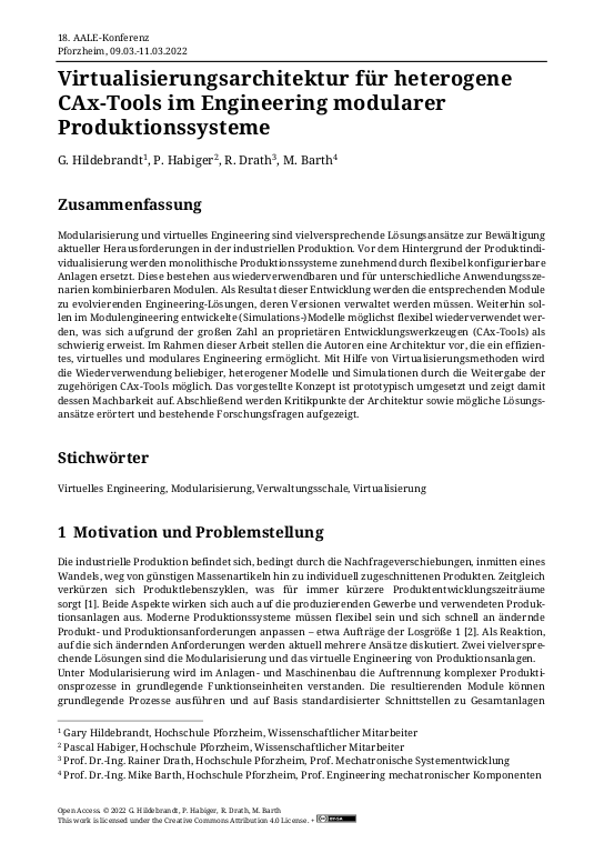 Cover der Publikation