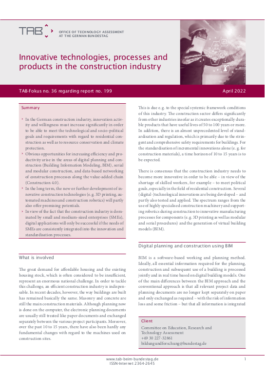 Cover der Publikation