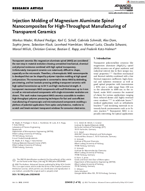 Cover der Publikation