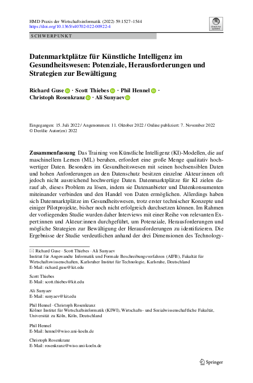 Cover der Publikation