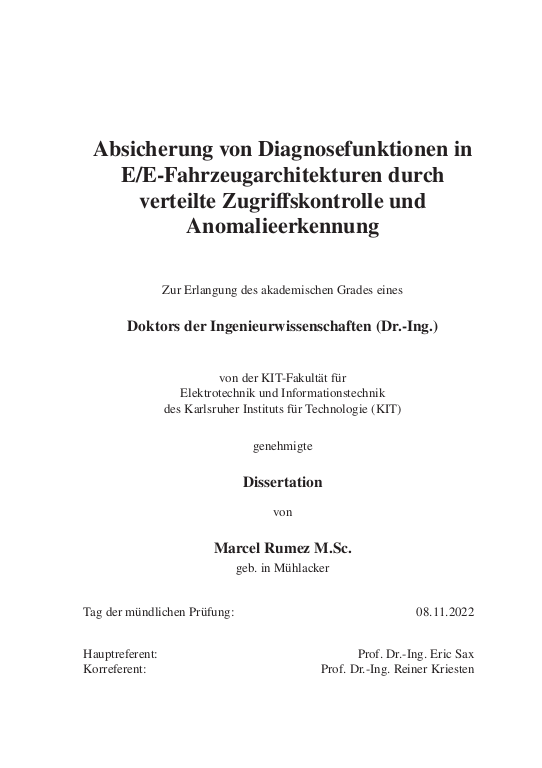 Cover der Publikation