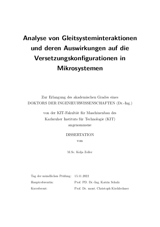 Cover der Publikation