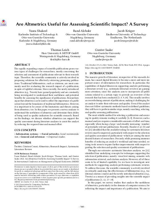 Cover der Publikation