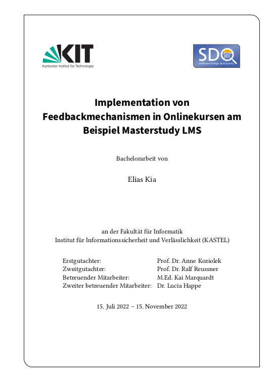 Cover der Publikation