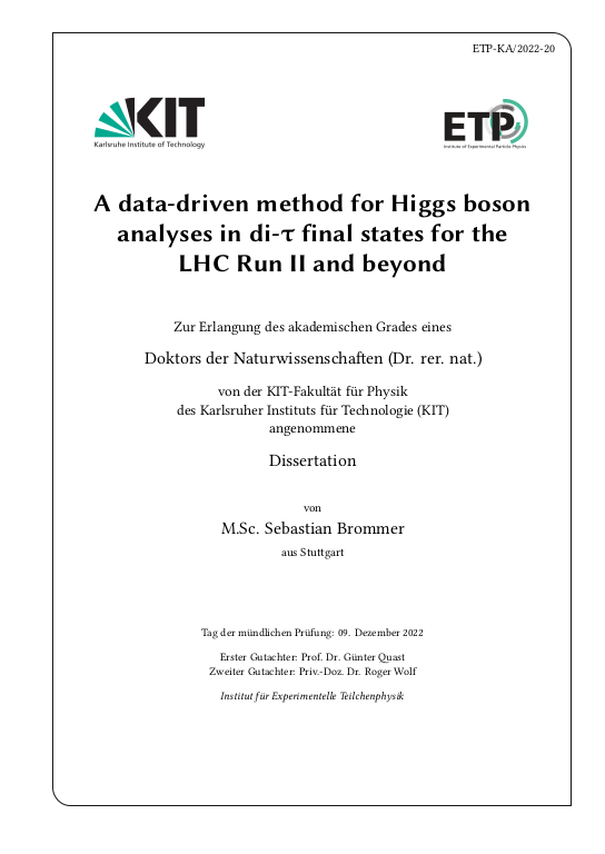 Cover der Publikation