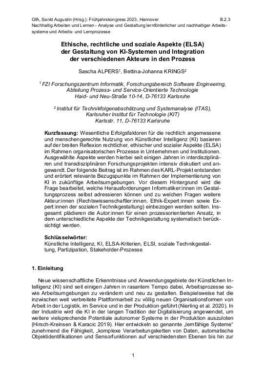 Cover der Publikation