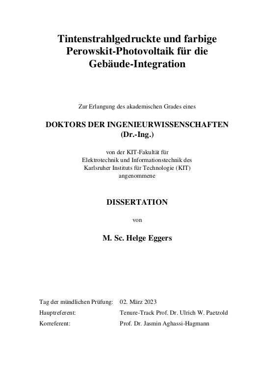 Cover der Publikation