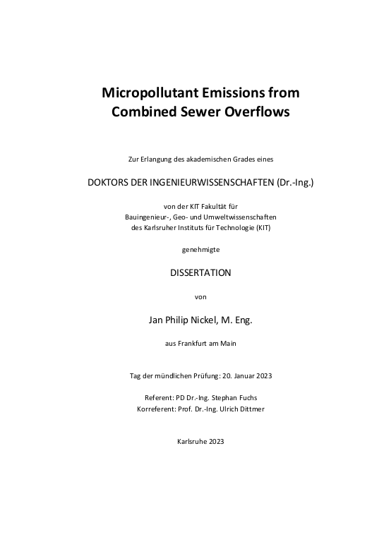 Cover der Publikation