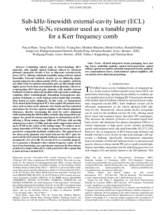 Cover der Publikation