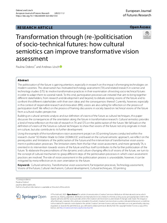 Cover der Publikation