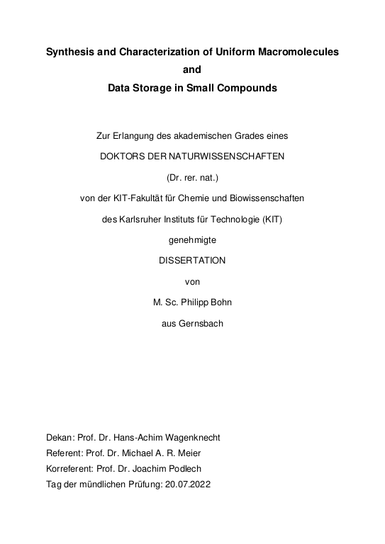 Cover der Publikation