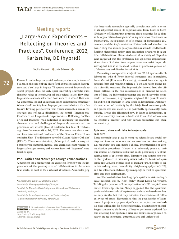 Cover der Publikation