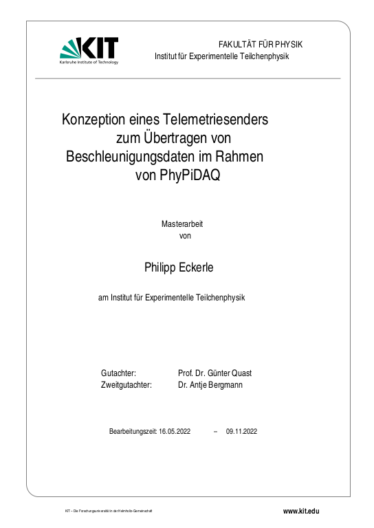 Cover der Publikation