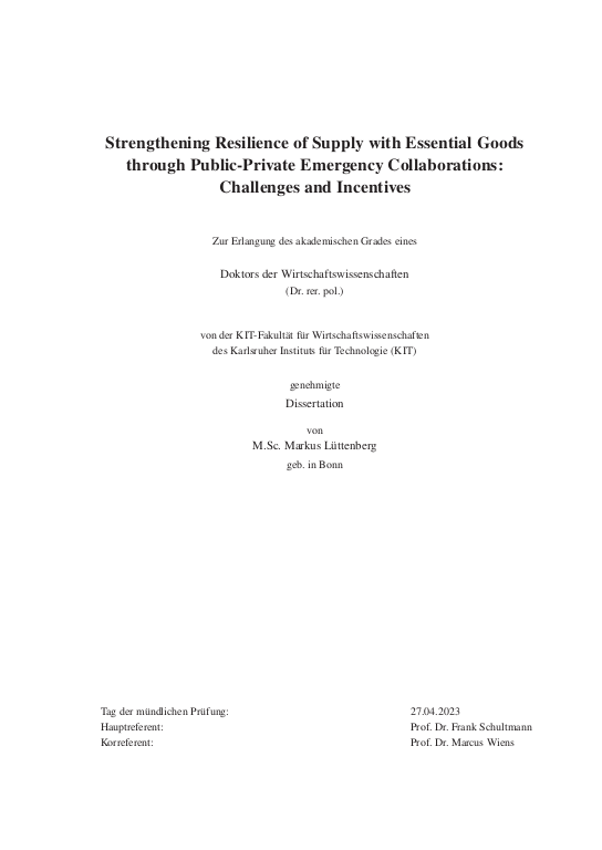 Cover der Publikation