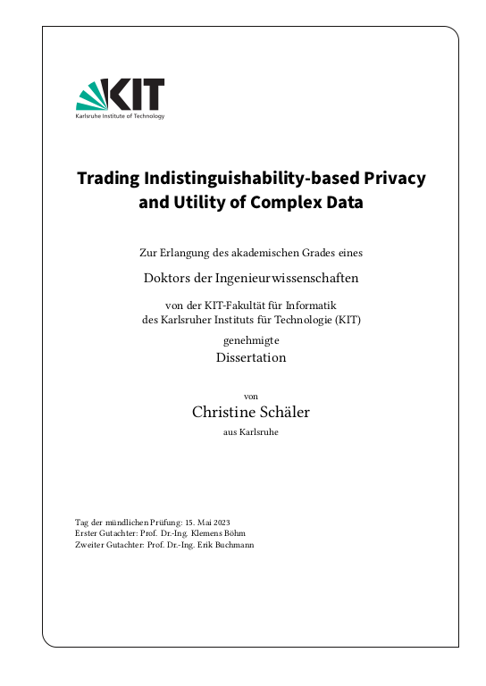 Cover der Publikation