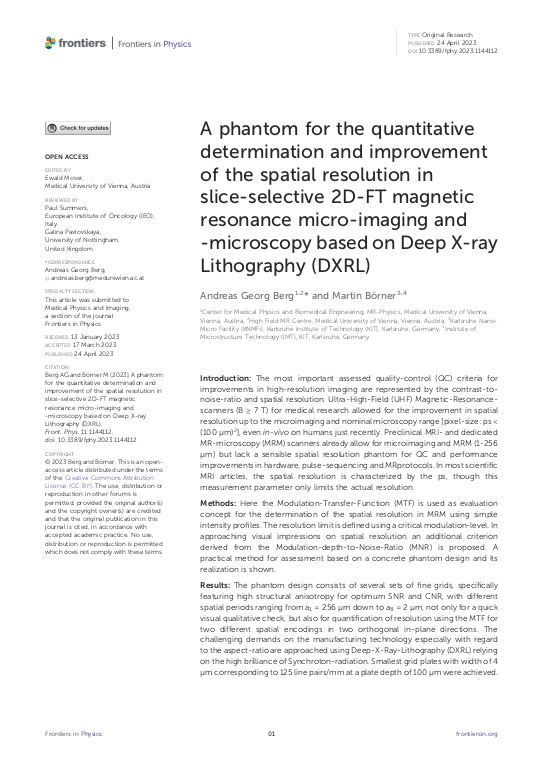 Cover der Publikation