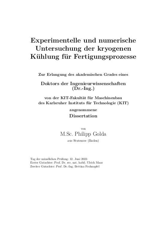 Cover der Publikation