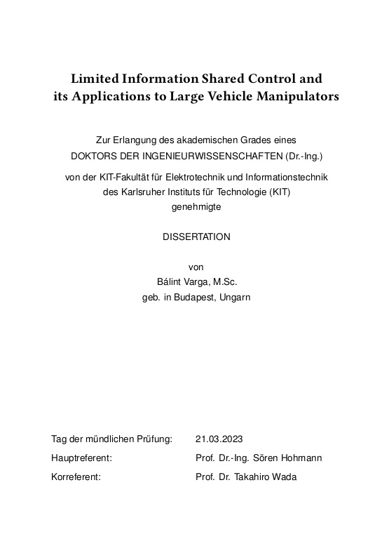 Cover der Publikation