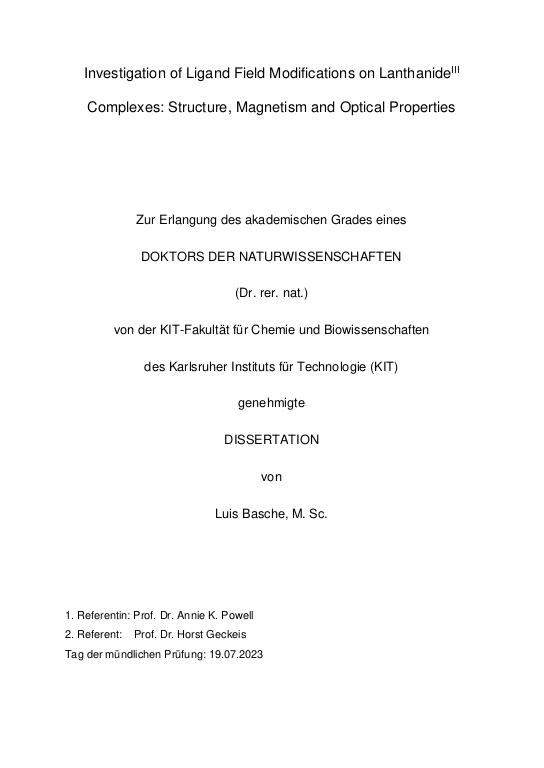 Cover der Publikation