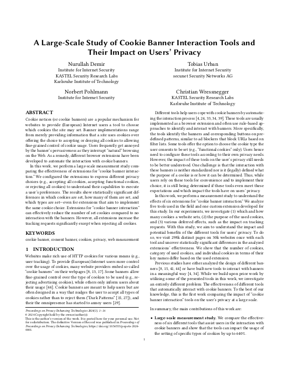 Cover der Publikation