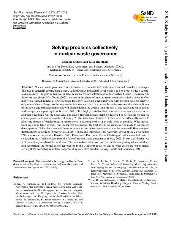 Cover der Publikation