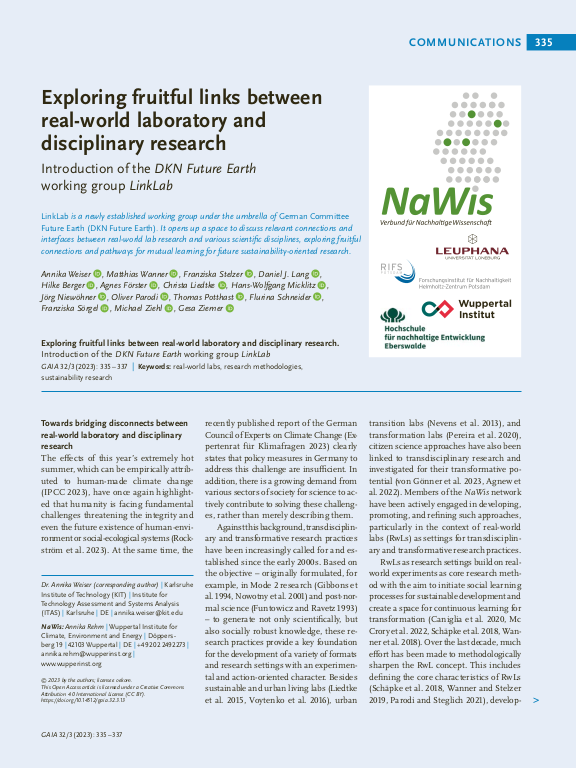 Cover der Publikation