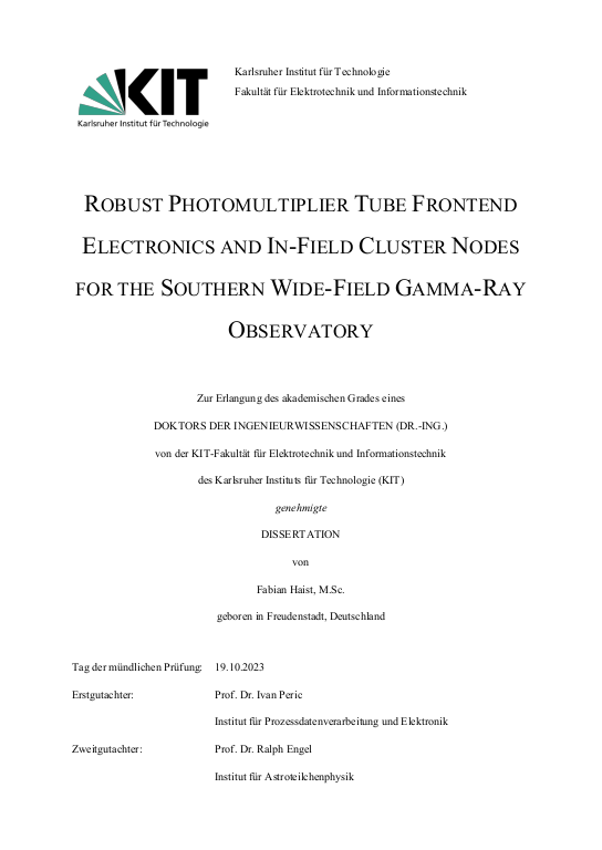 Cover der Publikation