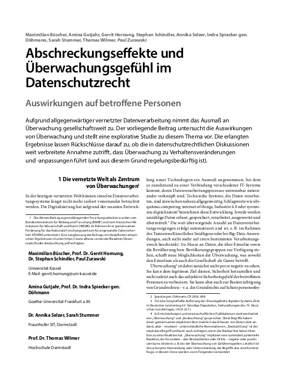 Cover der Publikation