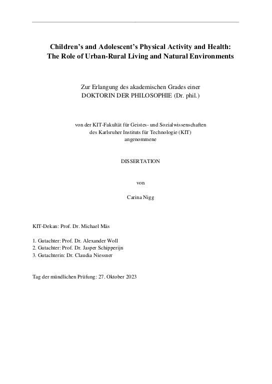 Cover der Publikation