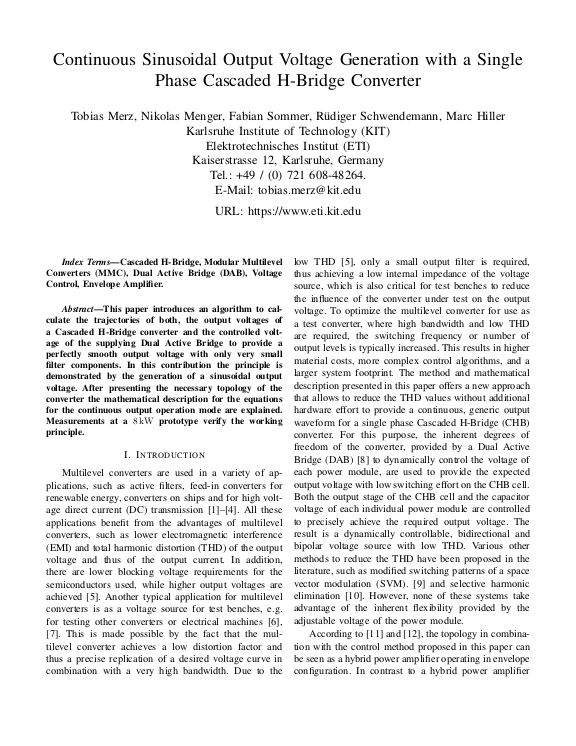 Cover der Publikation