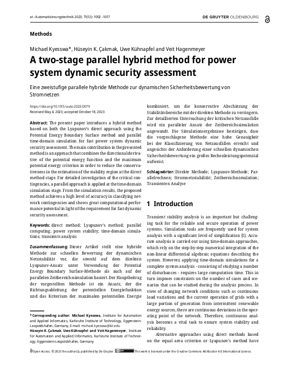 Cover der Publikation