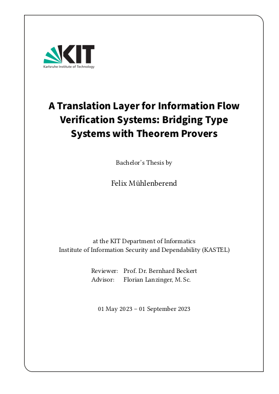 Cover der Publikation