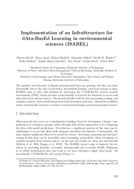 Cover der Publikation