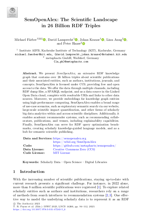 Cover der Publikation