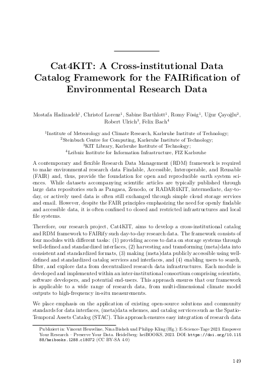 Cover der Publikation