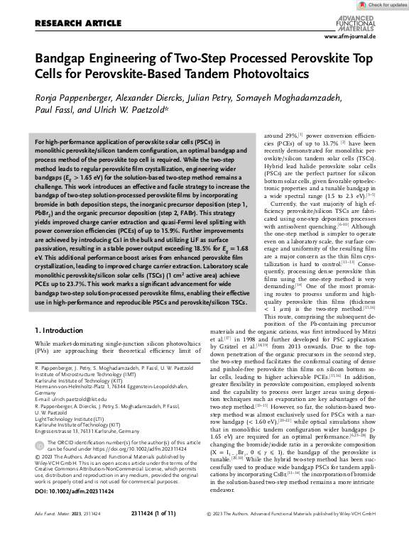 Cover der Publikation