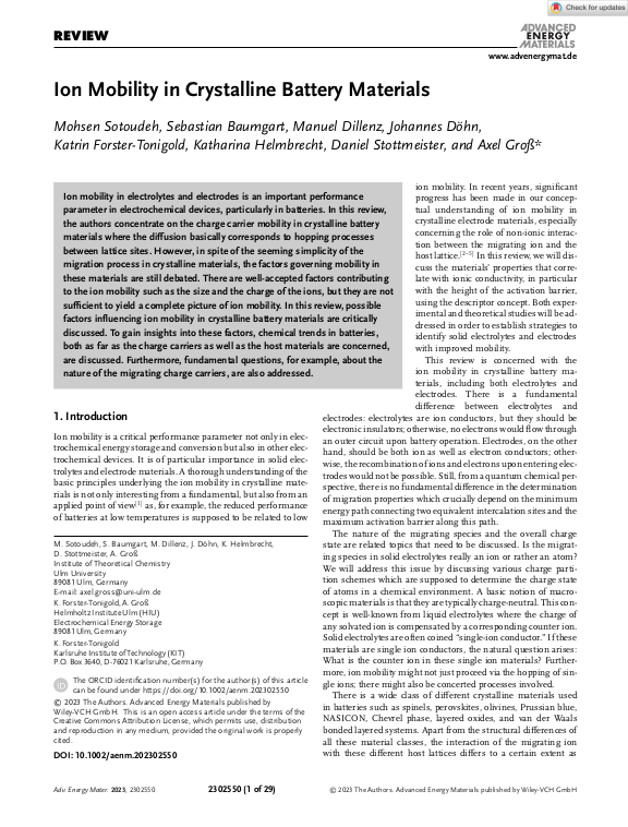 Cover der Publikation