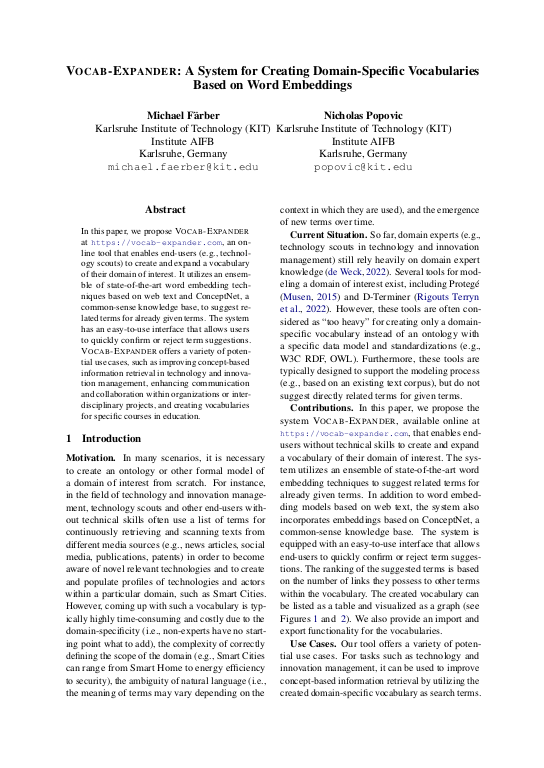 Cover der Publikation