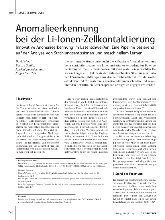 Cover der Publikation