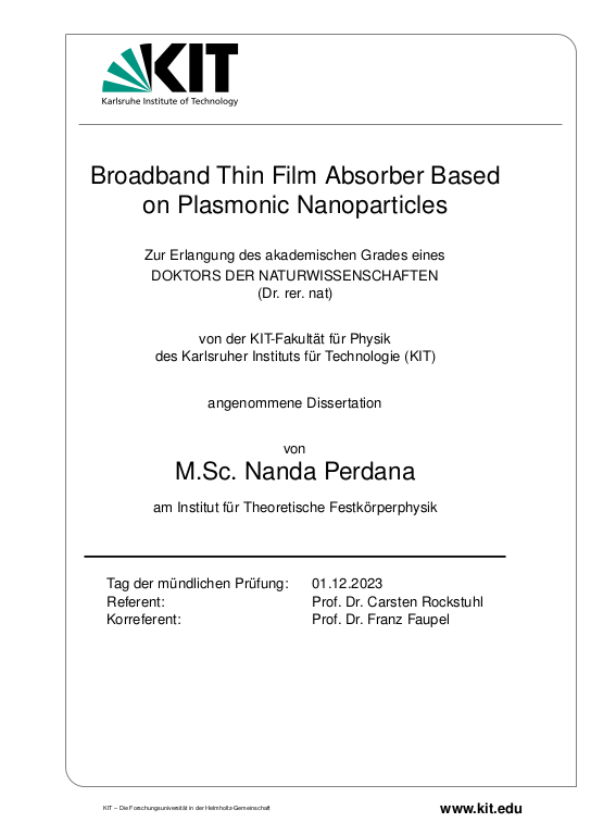 Cover der Publikation