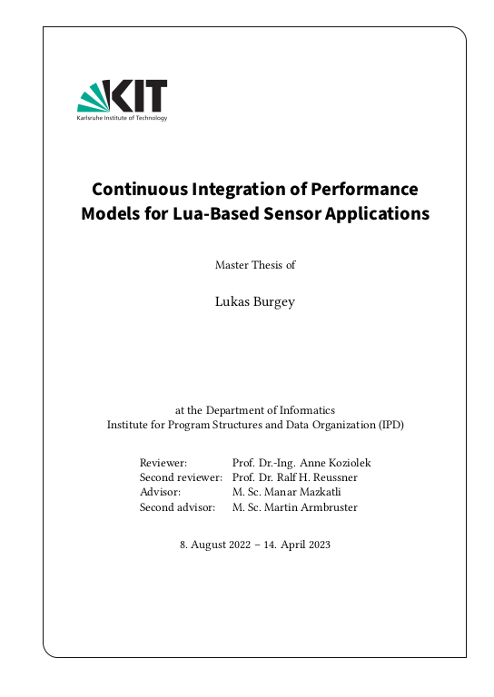 Cover der Publikation