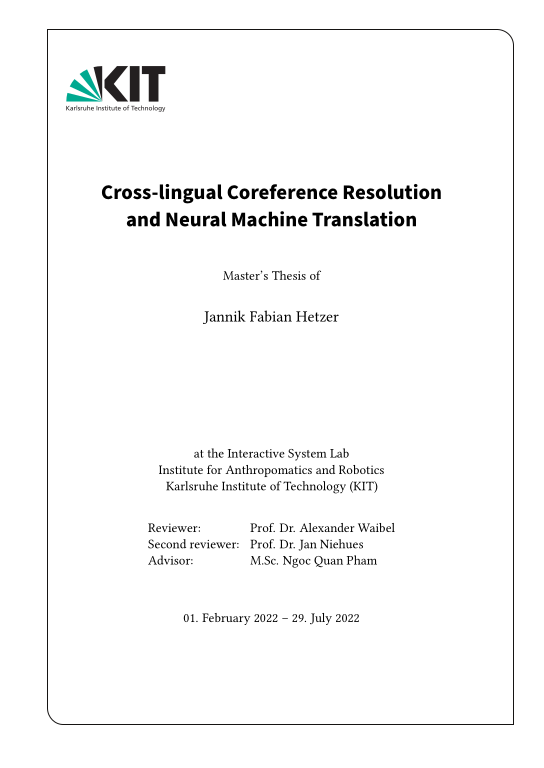 Cover der Publikation