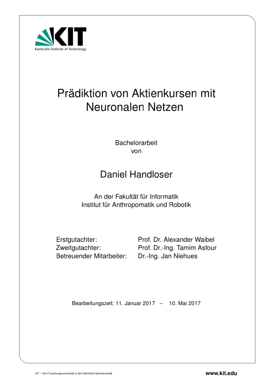 Cover der Publikation
