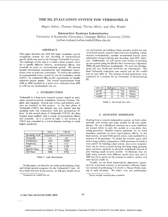 Cover der Publikation