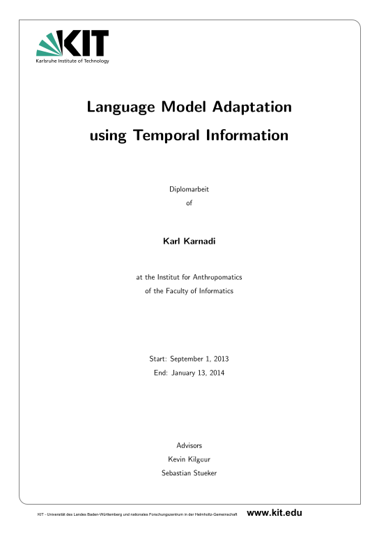 Cover der Publikation